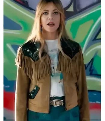 High Potential S02 Morgan Gillory Fringe Jacket