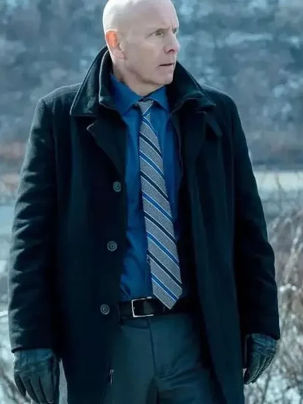 Hugh Dillon Mayor of Kingstown S04 Black Wool Coat