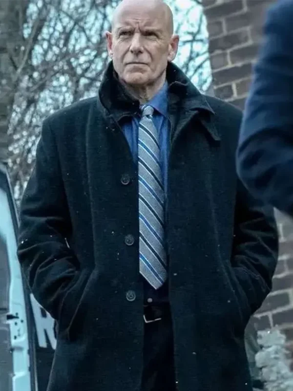 Hugh Dillon Mayor of Kingstown S04 Black Wool Coat
