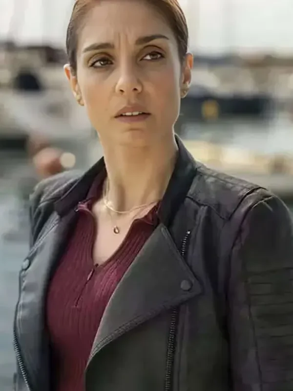 A Taste for Murder Inspector Lara Sarrancino Leather Jacket