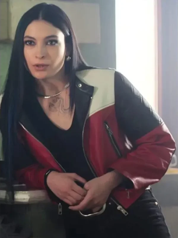 Irina Artenii Subteran S01 Cropped Leather Jacket