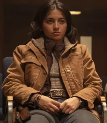 Isabela Merced The Last of Us S02 Brown Jacket