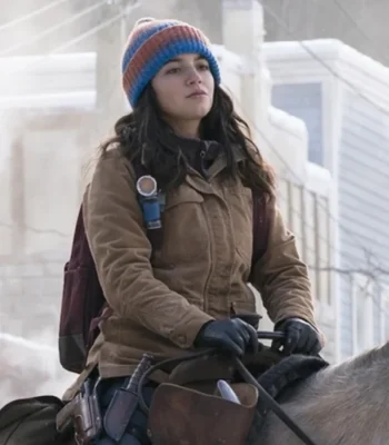 Isabela Merced The Last of Us S02 Brown Jacket
