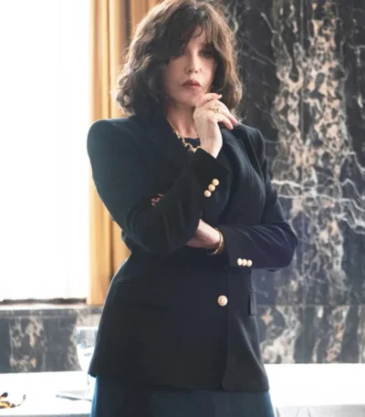 Isabelle Adjani Under a Dark Sun S01 Blue Blazer