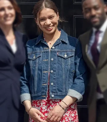 Isobel Akuwudike Hostage Blue Denim Jacket