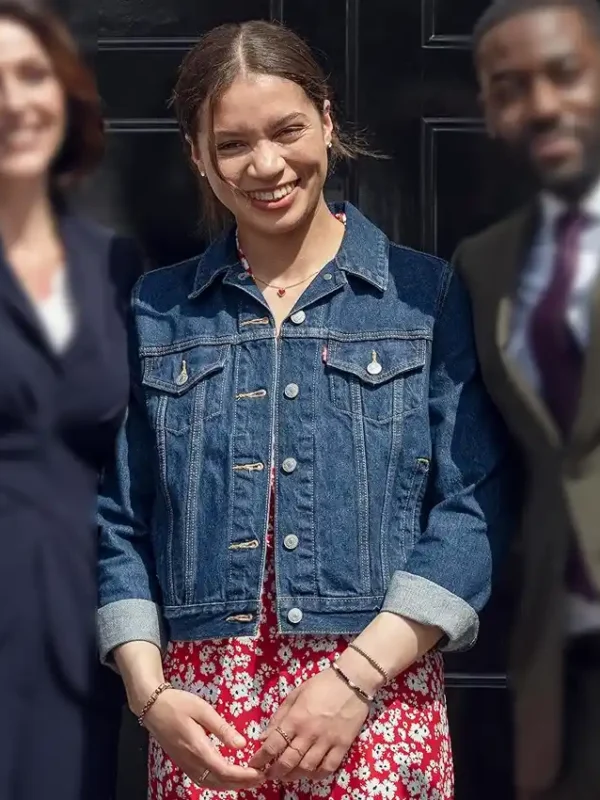 Isobel Akuwudike Hostage Blue Denim Jacket