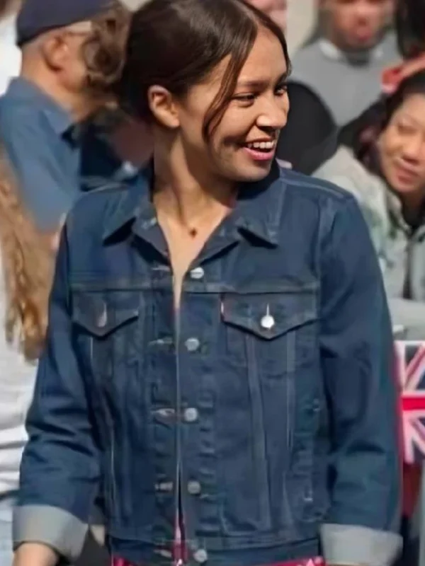 Isobel Akuwudike Hostage Blue Denim Jacket