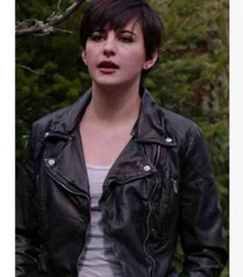 Jacqueline Toboni Grimm S04 Biker Leather Jacket