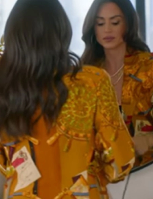 Jade Chan Selling The City Orange Prink Shacket Jade Chan Selling The City Orange Prink Shacket