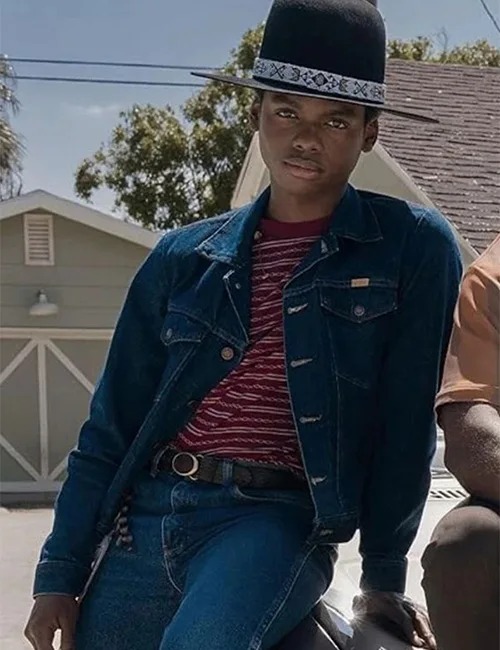 Jahi Di’Allo Winston Government Cheese Denim Jacket Jahi Di’Allo Winston Government Cheese Denim Jacket