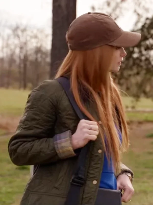 Jaime Ray Newman The Hunting Wives S01 Quilted Jacket