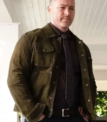 Jake McLaughlin Will Trent S03 Suede Leather Jacket