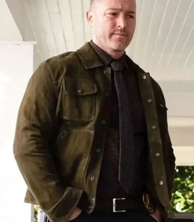 Jake McLaughlin Will Trent S03 Suede Leather Jacket