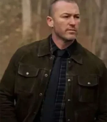 Jake McLaughlin Will Trent S03 Suede Leather Jacket