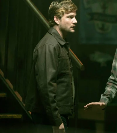 Jake Weary The Waterfront S01 Green Jacket