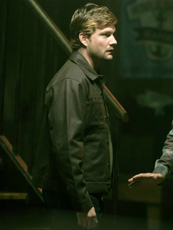 Jake Weary The Waterfront S01 Green Jacket