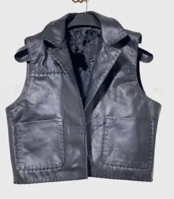 James Drury The Virginian Leather Vest