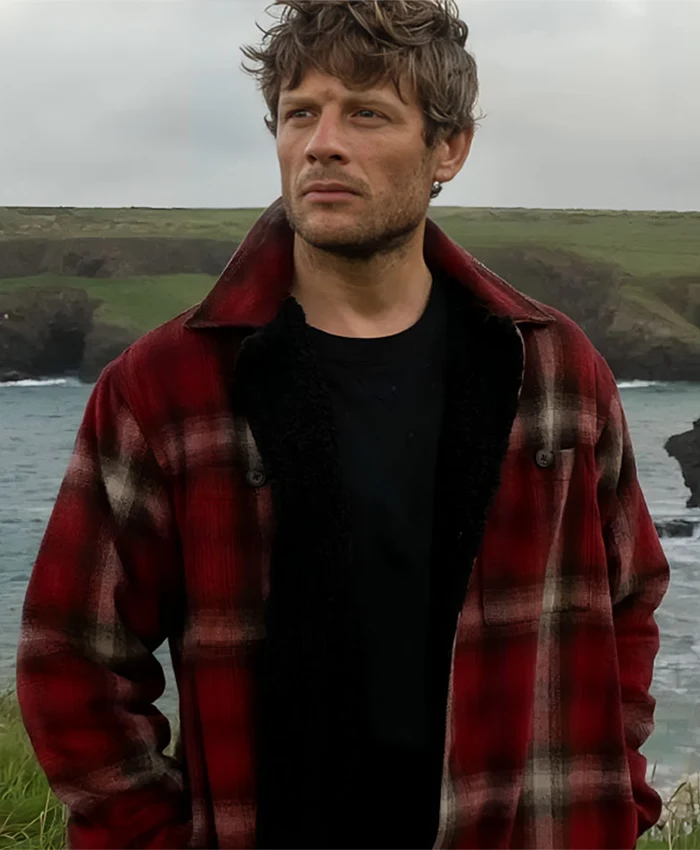 James Norton Playing Nice Red Shirt James Norton Playing Nice Red Shirt