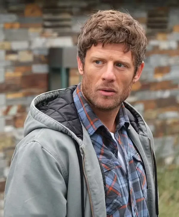 James Norton Playing Nice S01 Hooded Jacket James Norton Playing Nice S01 Hooded Jacket
