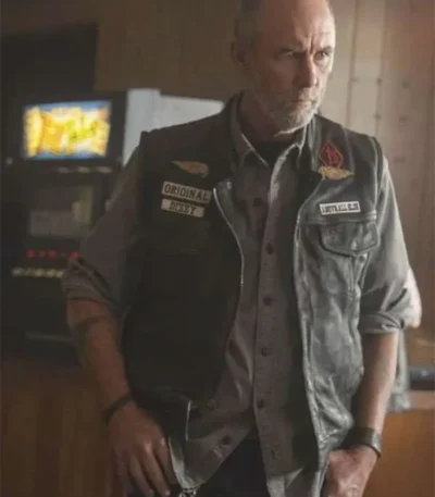 Jamie McShane Task S01 Black Leather Vest