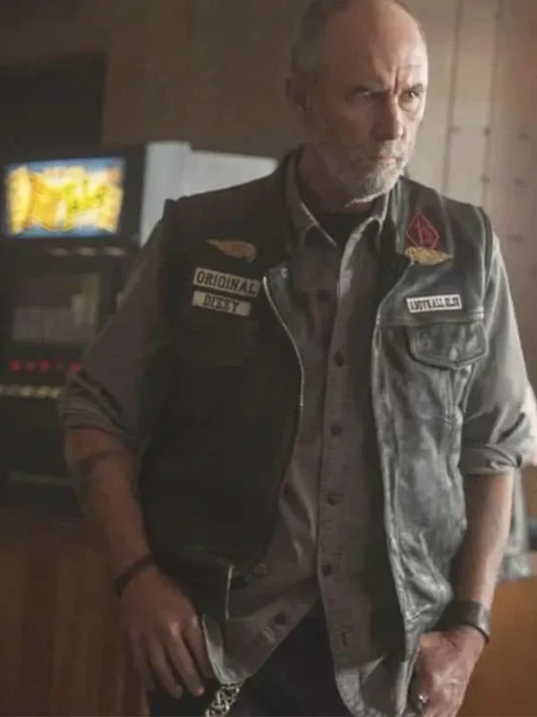 Jamie McShane Task S01 Black Leather Vest