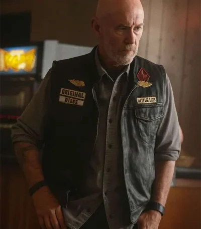Jamie McShane Task S01 Black Leather Vest