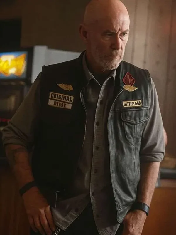 Jamie McShane Task S01 Black Leather Vest