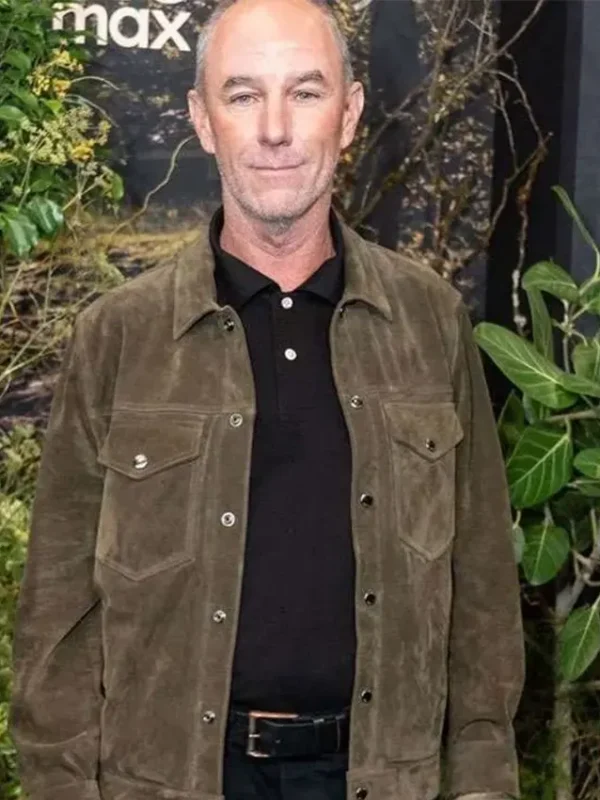 Jamie McShane Task S01 Green Suede Leather Jacket