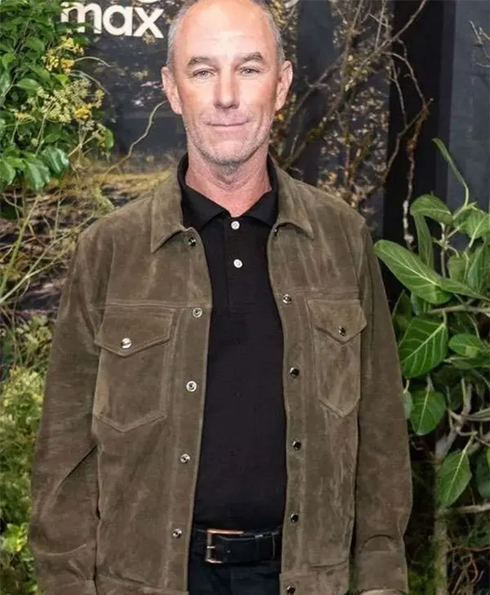 Jamie McShane Task S01 Green Suede Leather Jacket Jamie McShane Task S01 Green Suede Leather Jacket