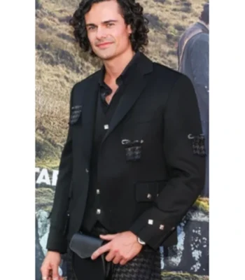 Jamie Roy Outlander Blood of My Blood S01 Black Blazer