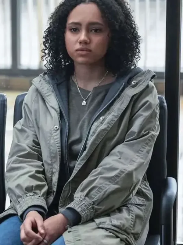 Jamila Huston Invasion S03 Green Hooded Jacket