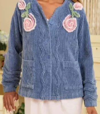 Jane Curtin The Residence Floral Jacket