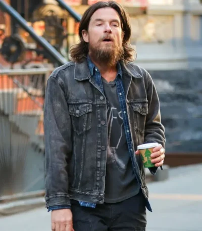 Jason Bateman Black Rabbit Black Denim Jacket