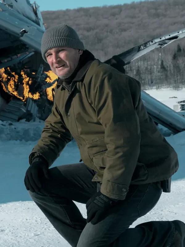 Jason Clarke The Last Frontier S01 Green Cotton Jacket