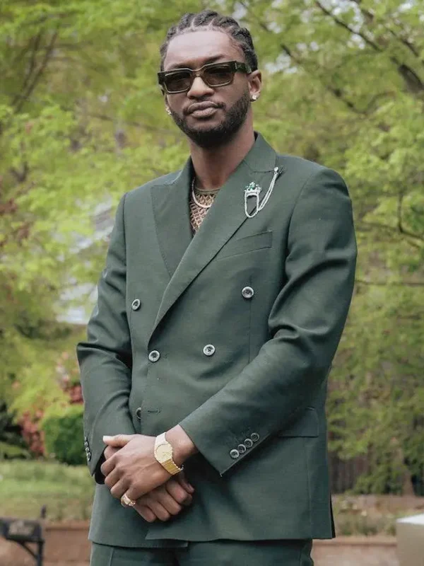 Jay Will Tulsa King S03 Green Blazer