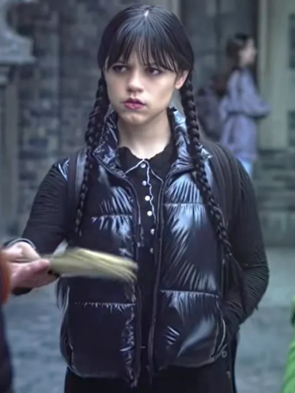 Jenna Ortega Wednesday S02 Puffer Vest