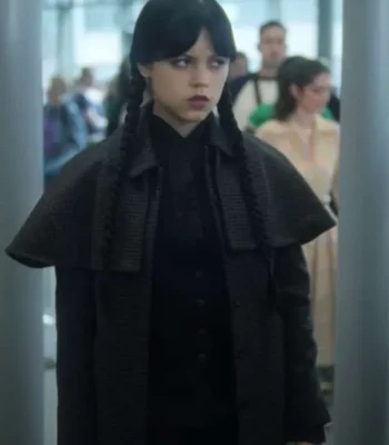 Jenna Ortega Wednesday S02 Wool Coat