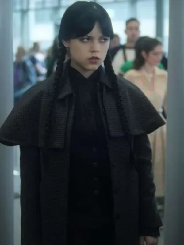 Jenna Ortega Wednesday S02 Wool Coat