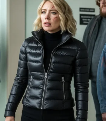 Jennifer Holland Peacemaker S02 Puffer Jacket