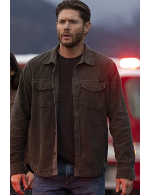 Jensen Ackles Countdown Black Denim Jacket Jensen Ackles Countdown Black Denim Jacket
