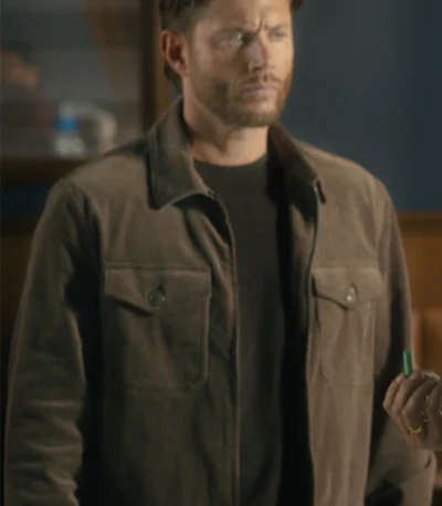 Jensen Ackles Countdown S01 Suede Jacket