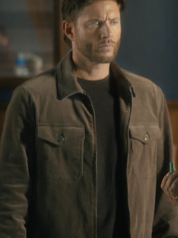 Jensen Ackles Countdown S01 Suede Jacket