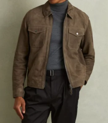 Jensen Ackles Countdown S01 Suede Jacket