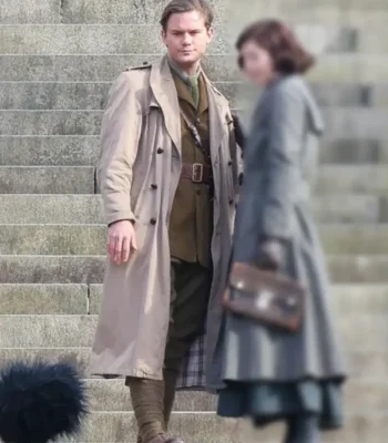 Jeremy Irvine Outlander Blood of My Blood S01 Trench Coat