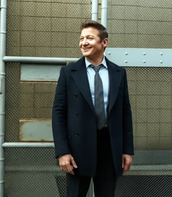 Jeremy Renner Mayor Of Kingstown S04 Black Coat