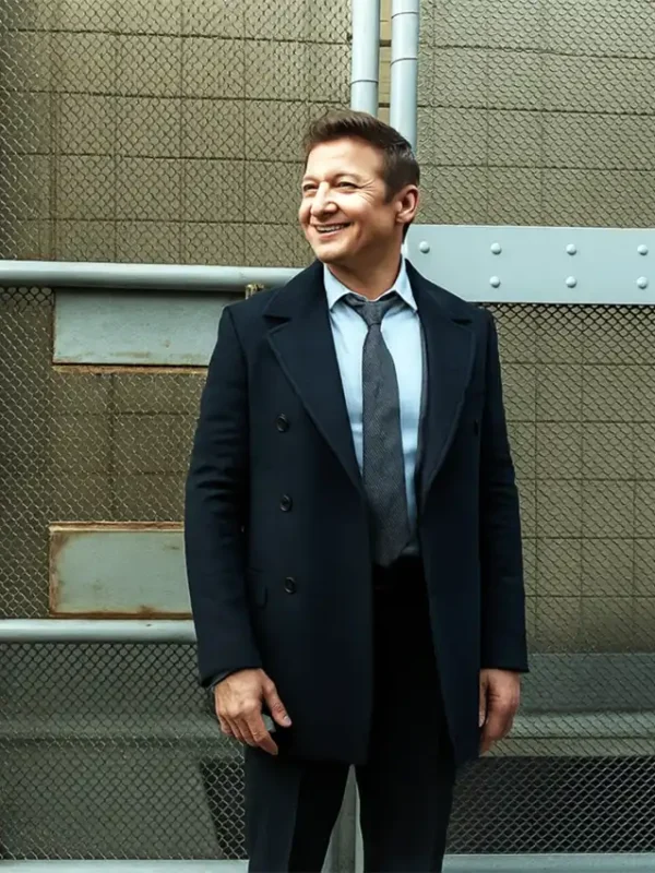 Jeremy Renner Mayor Of Kingstown S04 Black Coat