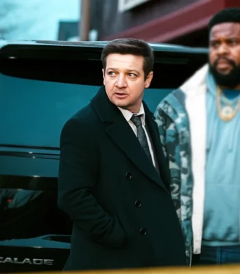 Jeremy Renner Mayor Of Kingstown S04 Black Coat
