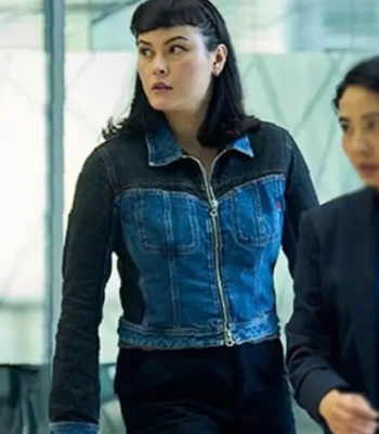 Jess Li Red Eye Denim Jacket