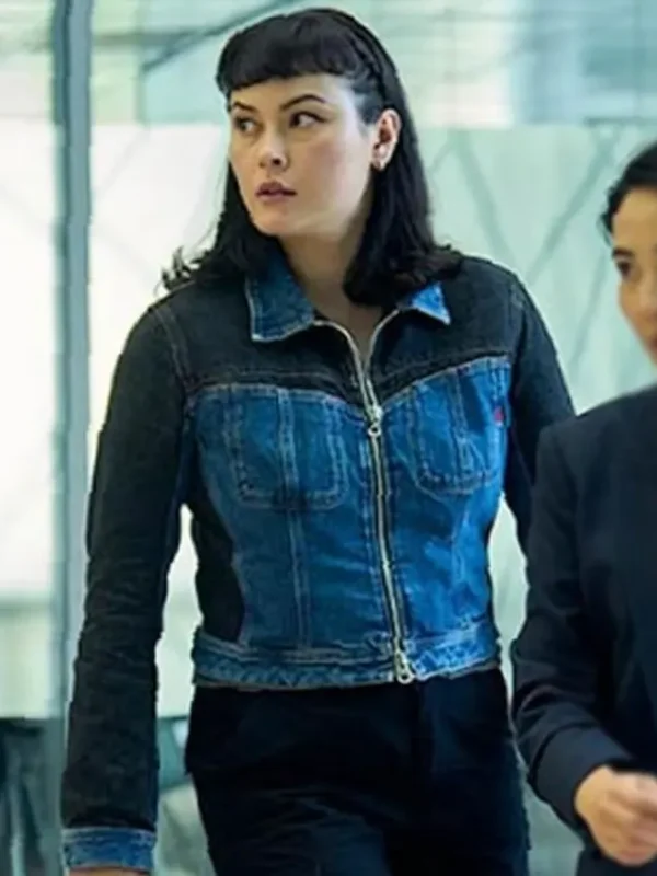 Jess Li Red Eye Denim Jacket