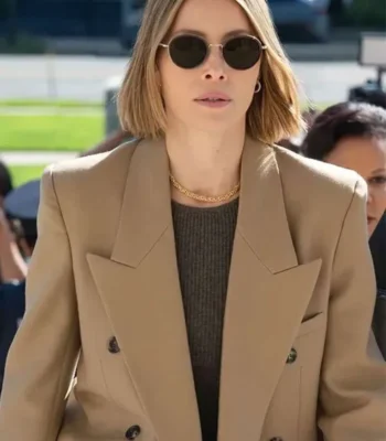 Jessica Biel The Better Sister S01 Brown Coat